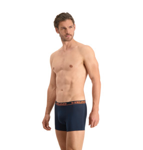 Труси-боксери Head BASIC BOXER 2P темно-синій, помаранчевий Чол L 701202741-010