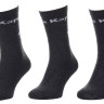 Шкарпетки KAPPA SOCKS LOGO SABOYA 3PACK темно-сірий Уні 35-38 304MT00-906
