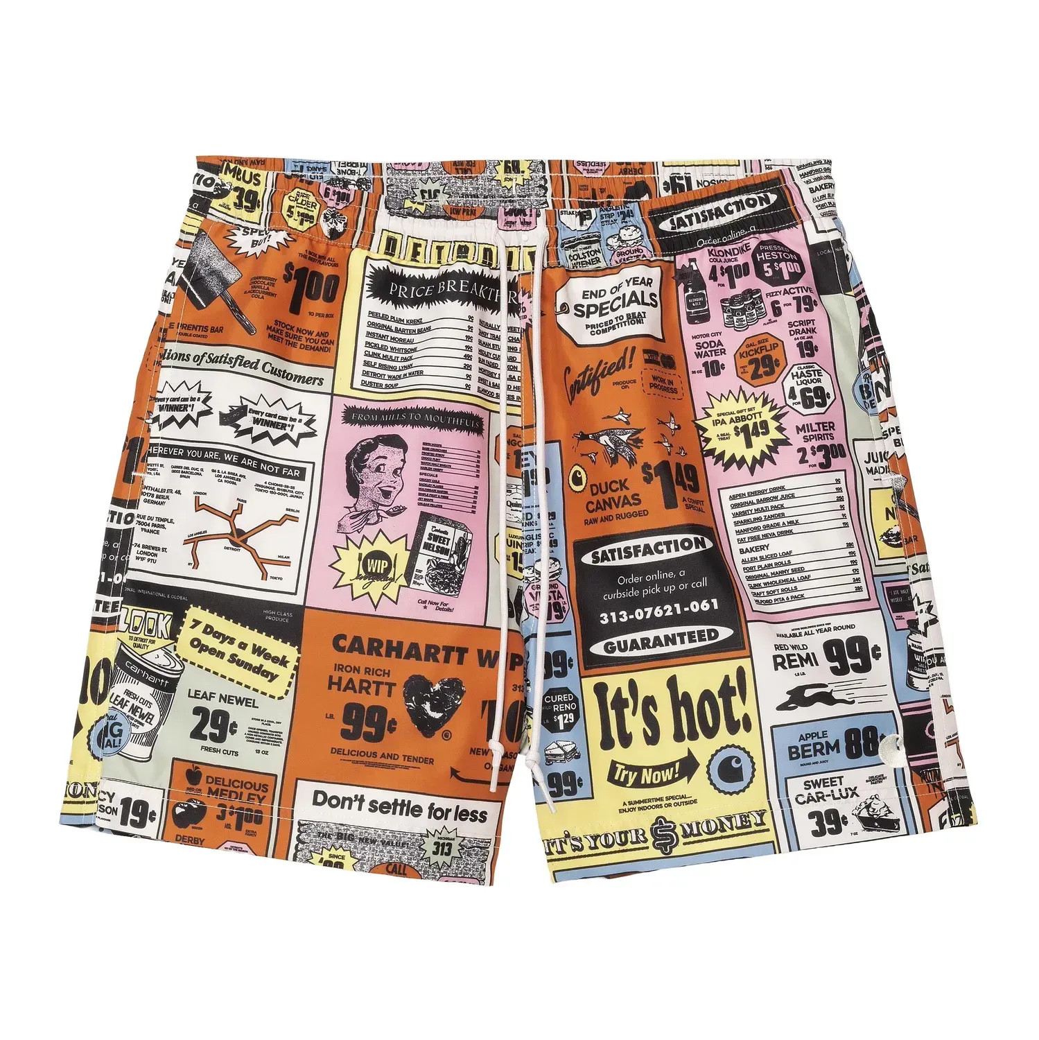 Шорти Carhartt WIP SLATER SWIM TRUNKS I035063.2UDXX