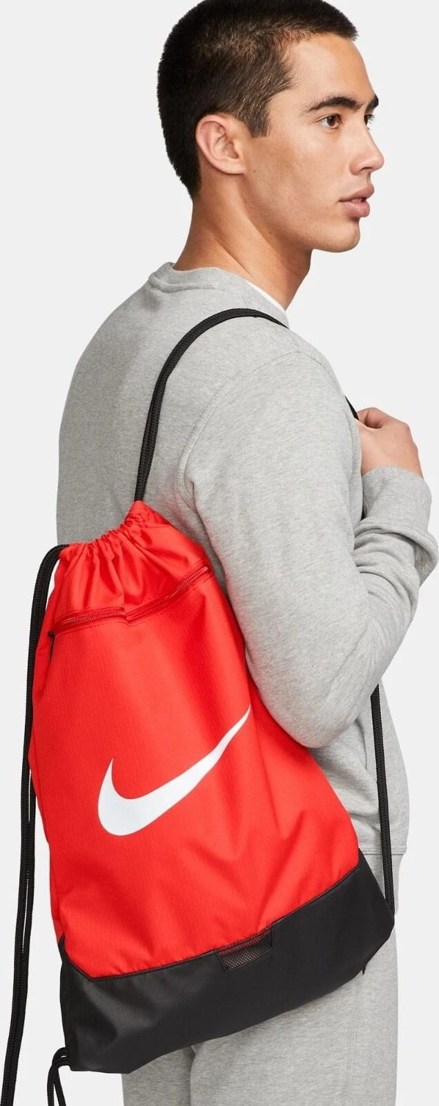 Рюкзак-мішок Nike NK BRSLA DRAWSTRNG - 9.5 18L червоний Уні 33 х 51 х 5 см DM3978-657