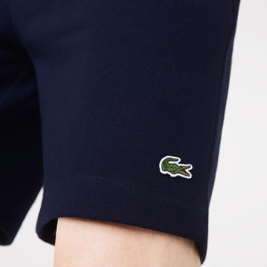 Шорти Lacoste Organic Brushed Cotton Fleece Shorts Blue GH9627 51 166