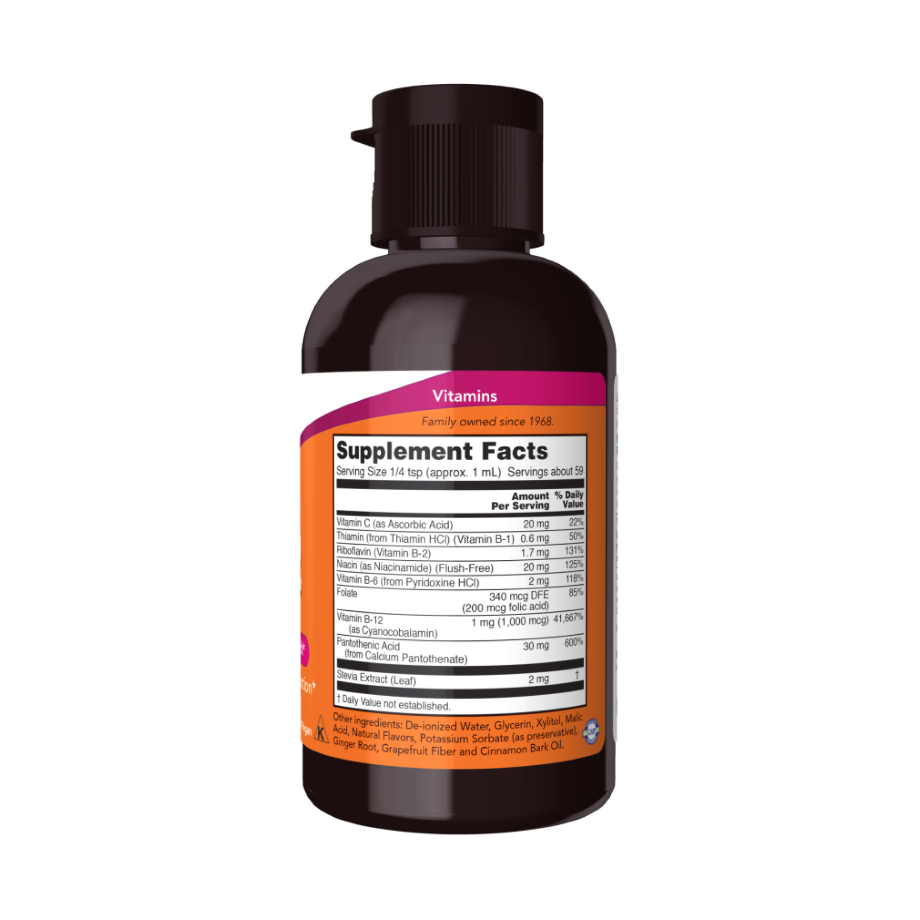 Рідина Now Foods Vitamin B-12 Complex Liquid - 237 ml 2023-10-4536