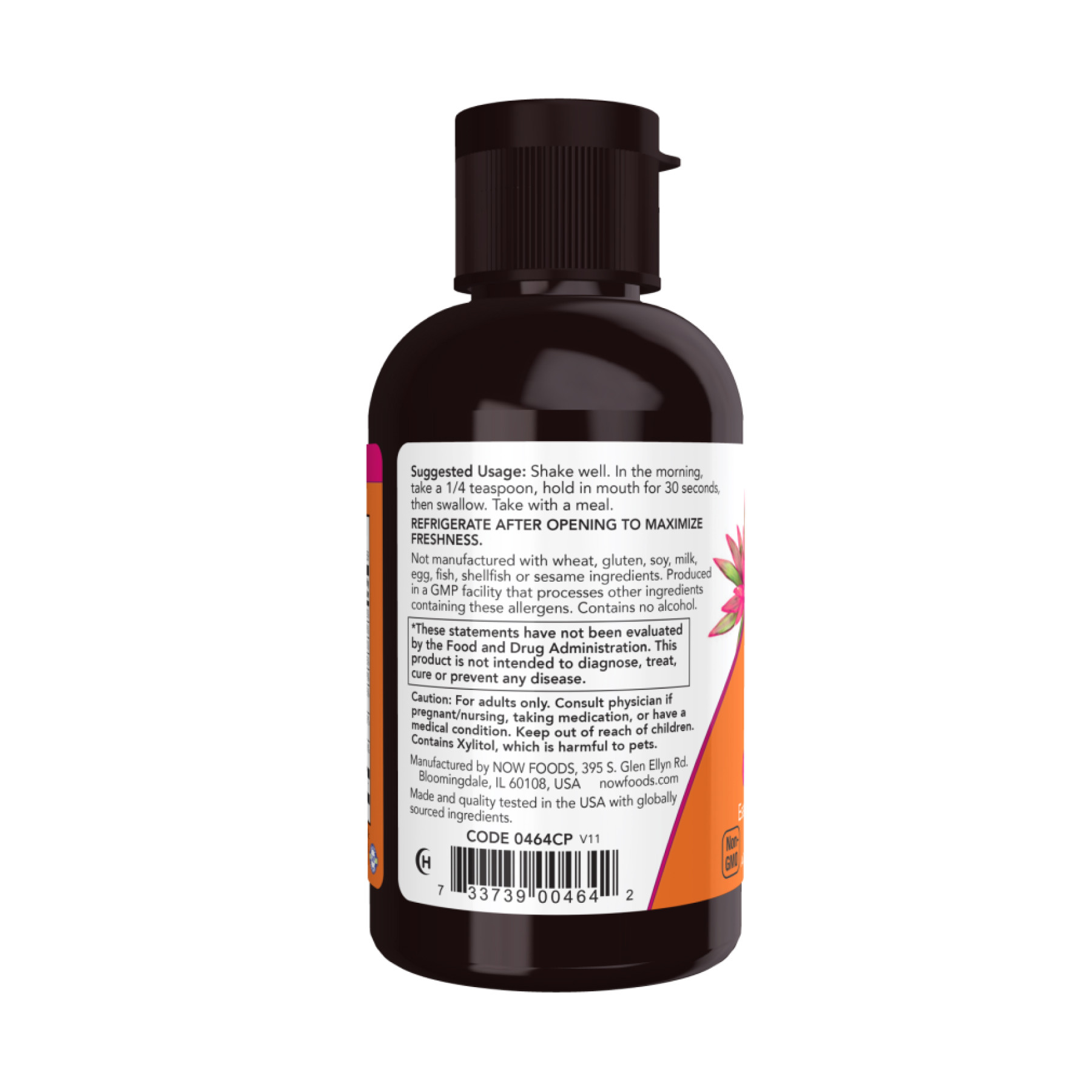 Рідина Now Foods Vitamin B-12 Complex Liquid - 237 ml 2023-10-4536