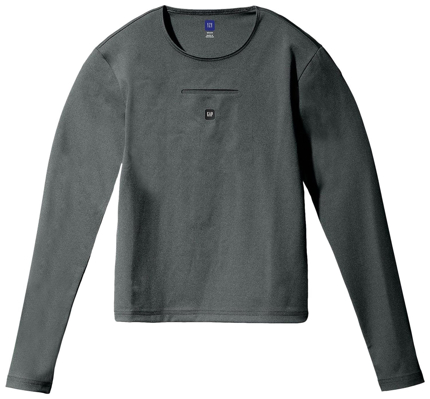 Лонгслів Yeezy Gap Engineered by Balenciaga Long-Sleeve Second Skin 'Dark Green' 4712840120000