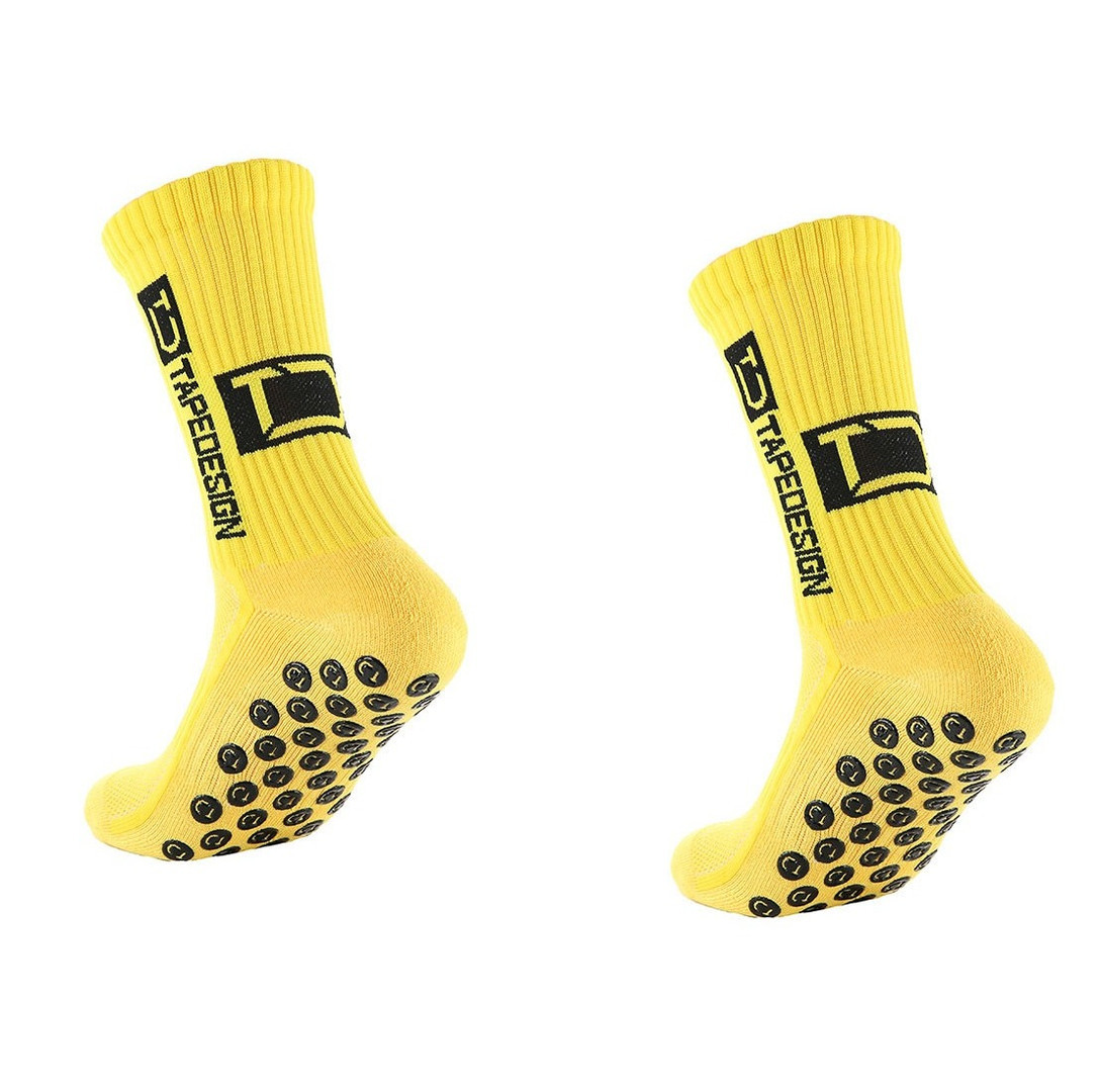 Шкарпетки FOOTBALL SOCKS TapeDesign (жовтий) ATTD-L-009, Цвет Жёлтый, Размер (Европа) - 39-44 ATTD-L-009