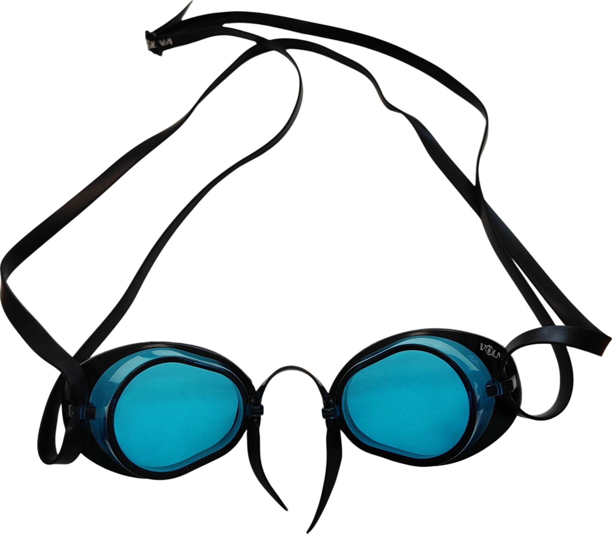 Окуляри для плавання Volna ALTA II чорний, бірюзовий Уні One Size 1554-90-1