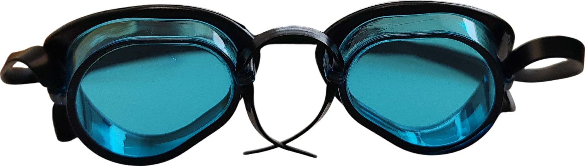 Окуляри для плавання Volna ALTA II чорний, бірюзовий Уні One Size 1554-90-1