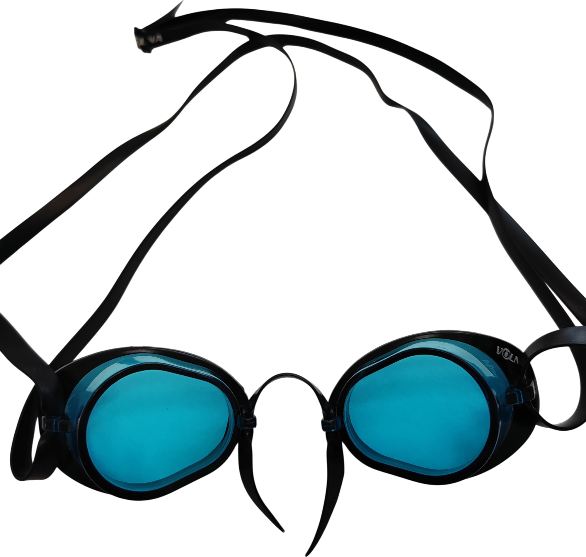 Окуляри для плавання Volna ALTA II чорний, бірюзовий Уні One Size 1554-90-1