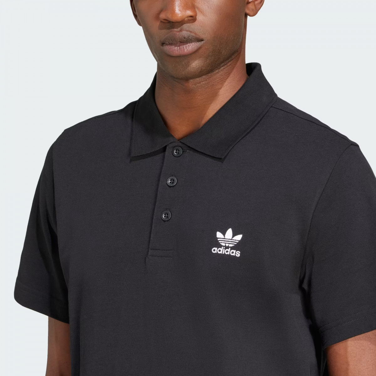 Поло ESS POLO TEE JD2439 Adidas L Чорний JD2439