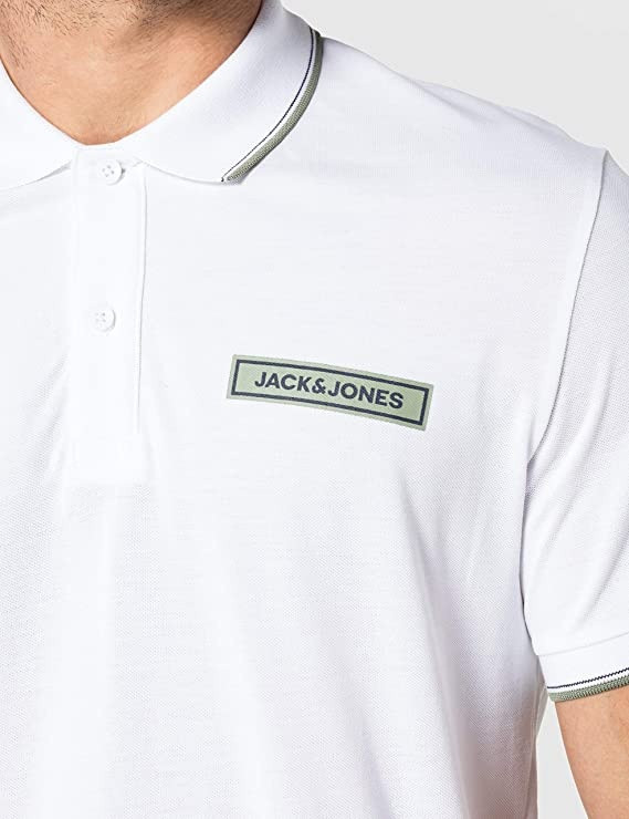 Поло JORLONDONS POLO SS UK 12186392 White Jack&Jones XXL Білий 12186392White