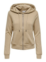Толстовка ONLFEEL LIFE L/S ZIP HOOD SWT 15240765-Humus ONLY L Бежевий 15240765-Humus