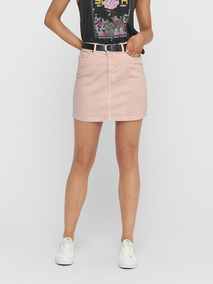 Спідниця ONLROSE A-SHAPE COLOR SKIRT PNT 15204340 Rose Smoke ONLY 38 Розовий 15204340RoseSmoke