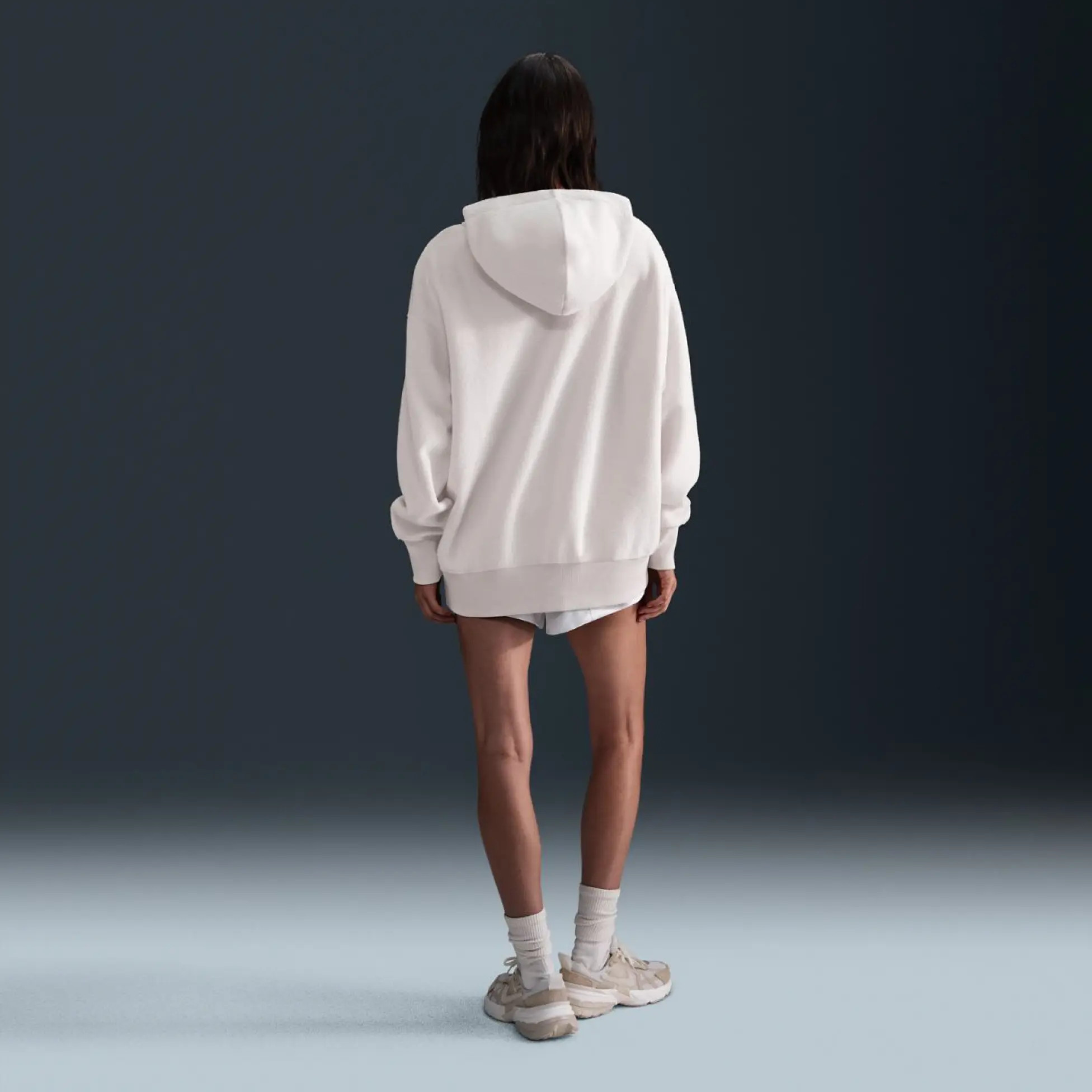 Толстовка жіноча Nike Phnx Plsh Fz White FZ1267-104