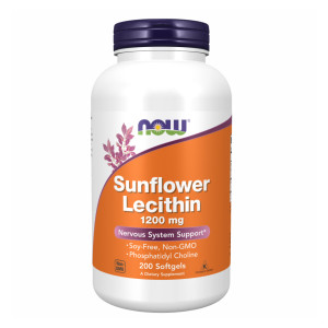 Софт гелеві капсули Sunflower Lecithin 1200mg - 200 sgels 2022-10-1324