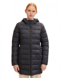 Куртка lightweight puffer coat 1031391-14482 Tom Tailor L Чорний 1031391-14482