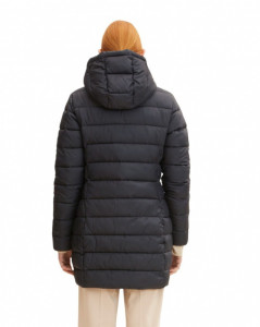 Куртка lightweight puffer coat 1031391-14482 Tom Tailor L Чорний 1031391-14482