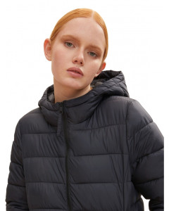 Куртка lightweight puffer coat 1031391-14482 Tom Tailor L Чорний 1031391-14482