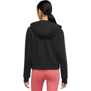 Толстовка жіноча Nike Dri-Fit One Full-Zip French Terry Hoodie Black FB5198-010