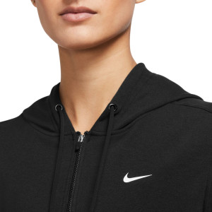 Толстовка жіноча Nike Dri-Fit One Full-Zip French Terry Hoodie Black FB5198-010