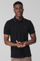 Футболка поло Cotton blend polo shirt 2161571-9999 s.Oliver L Чорний 2161571-9999