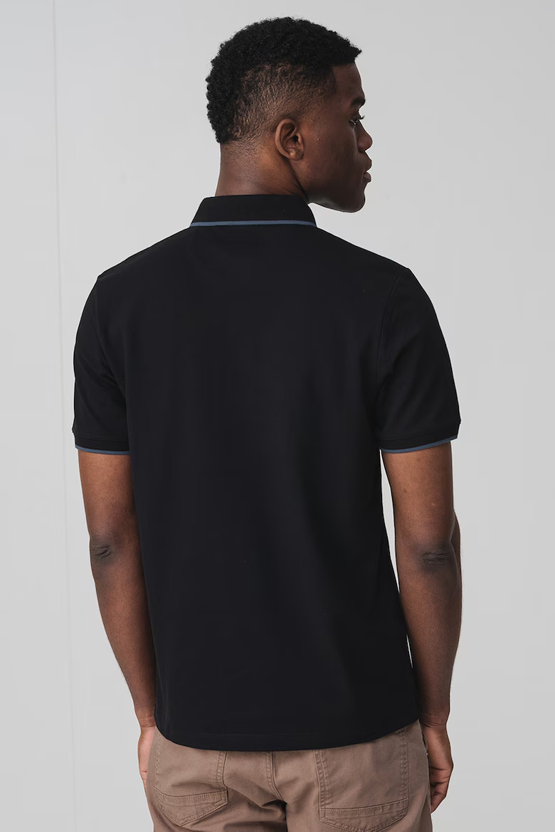 Футболка поло Cotton blend polo shirt 2161571-9999 s.Oliver L Чорний 2161571-9999