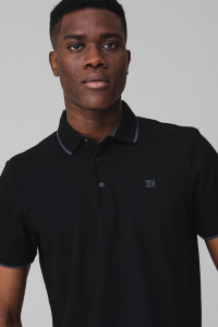 Футболка поло Cotton blend polo shirt 2161571-9999 s.Oliver L Чорний 2161571-9999