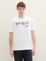 Футболка LOGO TEXT TEE 1041798ХХ20000 Tom Tailor L Білий 1041798ХХ20000