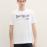 Футболка LOGO TEXT TEE 1041798ХХ20000 Tom Tailor L Білий 1041798ХХ20000