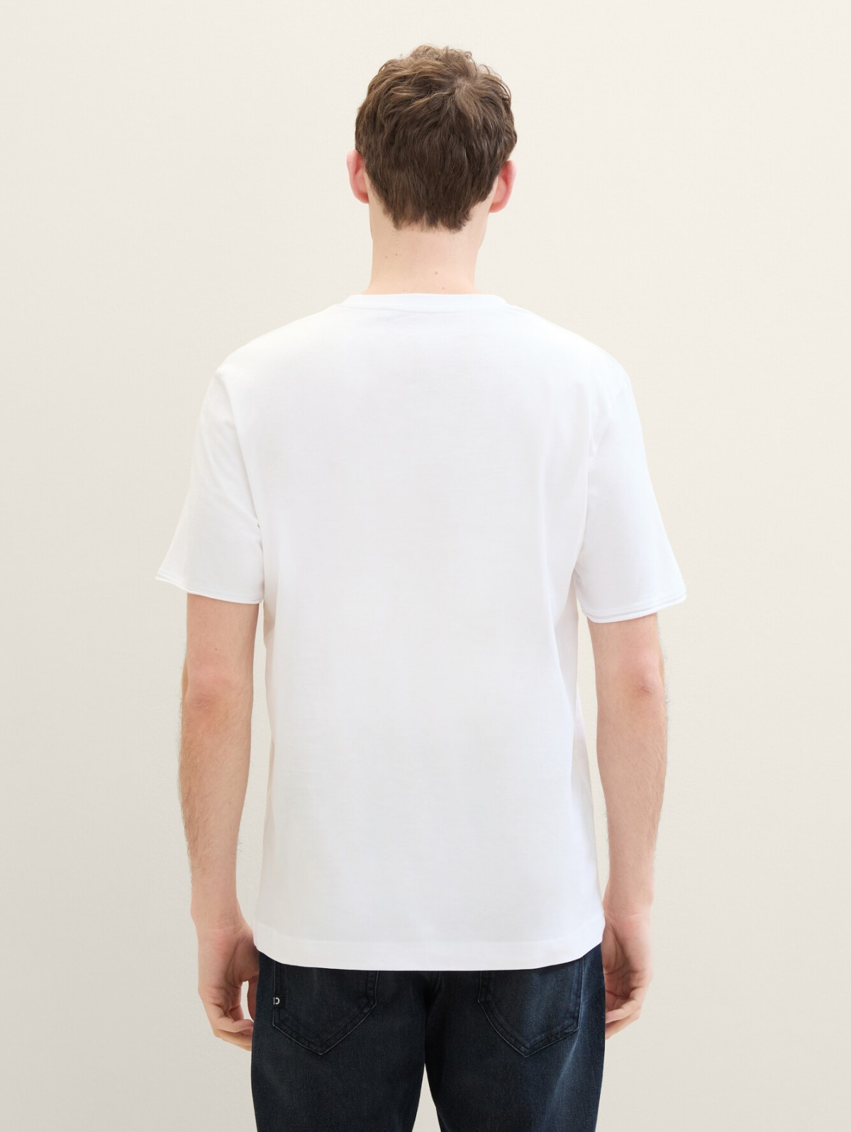Футболка LOGO TEXT TEE 1041798ХХ20000 Tom Tailor L Білий 1041798ХХ20000