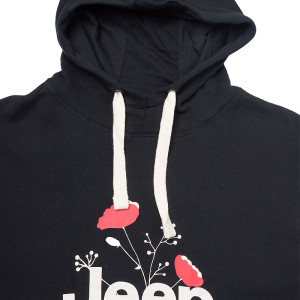 Худі JEEP HOODED OVERSIZE SWEATSHIRT Botanical Print O102606-B000