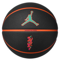 М'яч баскетбольний Nike JORDAN ALL COURT 8P Z WILLIAMSON DEFLATED чорний, помаранчевий Уні 7 J.100.4141.095.07