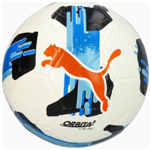 М'яч футбольний Puma Orbita 5 FUSION Lite 290 білий, синій Уні 4 084333-01