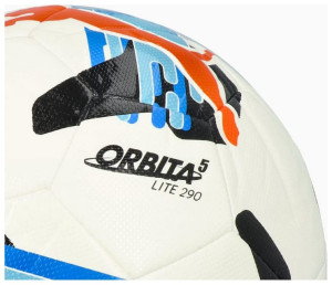 М'яч футбольний Puma Orbita 5 FUSION Lite 290 білий, синій Уні 4 084333-01