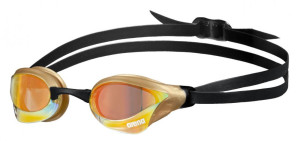 Окуляри для плавання Arena COBRA CORE SWIPE MIRROR жовтий, мідно-золотий Уні OSFM 003251-330