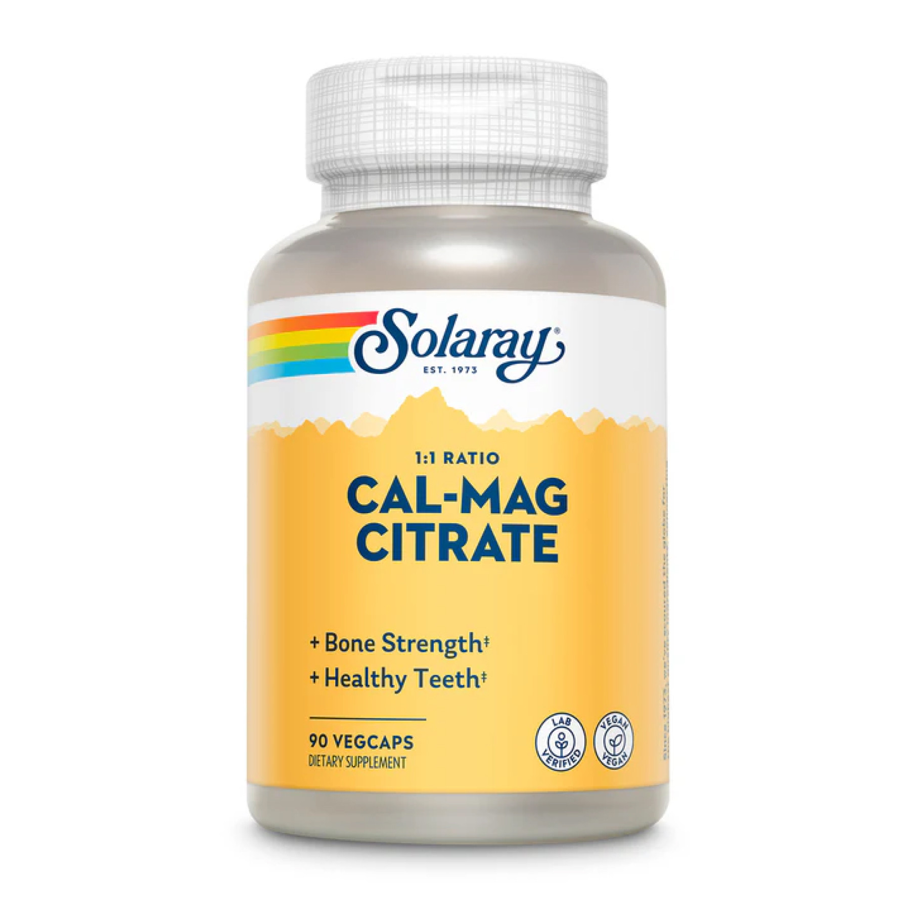 Капсули Solaray Calcium & Magnesium Citrate - 90 vcaps 2023-10-2393
