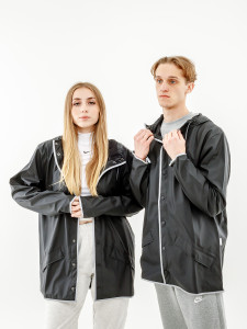 Куртка Rains Jackets 1201-BLACKREFLECTIVE