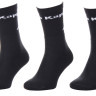 Шкарпетки KAPPA SOCKS LOGO SABOYA 3PACK чорний Уні 35-38 304MT00-901