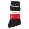 Шкарпетки KAPPA SOCKS LOGO SABOYA 3PACK чорний Уні 35-38 304MT00-901