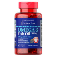 Софт гелеві капсули Omega-3 Fish Oil Extra Strength 1500 mg (450 mg Active Omega-3) 60 Softgels 100-77-5623152-20