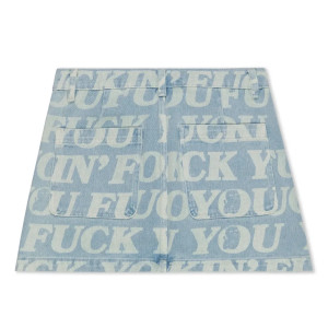 Спідниця RipNDip FUCKIN FUCK DENIM MINI SKIRT RNDFAL24W06