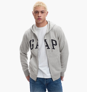 Толстовка Gap Logo Zip Hoodie Grey 664335021 XS 664335021
