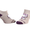 Шкарпетки HELLO KITTY COURT блідо-сіро-жовтий, фіолетовий Діт 35 - 41 13847651-4