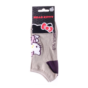 Шкарпетки HELLO KITTY COURT блідо-сіро-жовтий, фіолетовий Діт 35 - 41 13847651-4