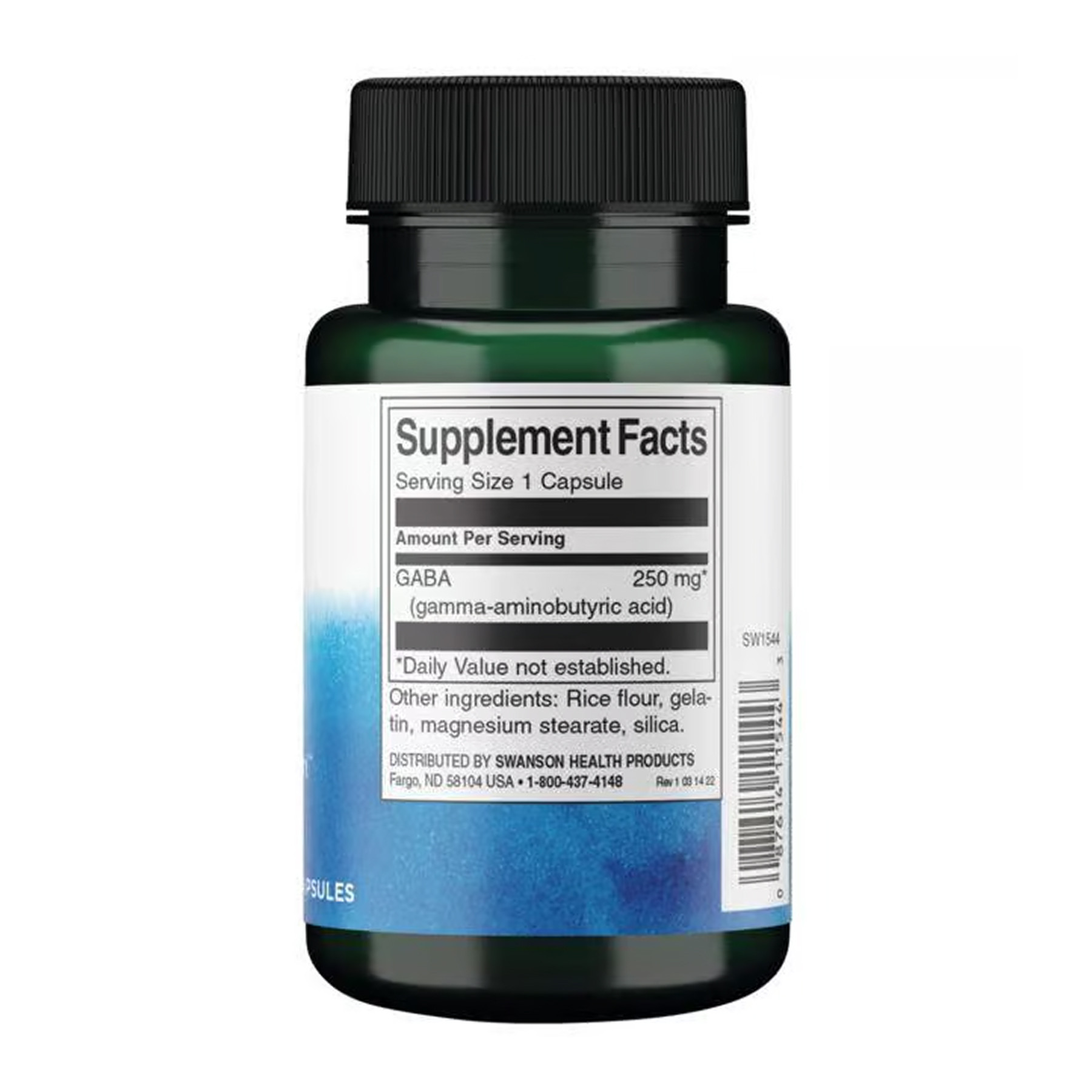 Капсули Swanson Gaba 250mg - 60 caps 2023-10-5877