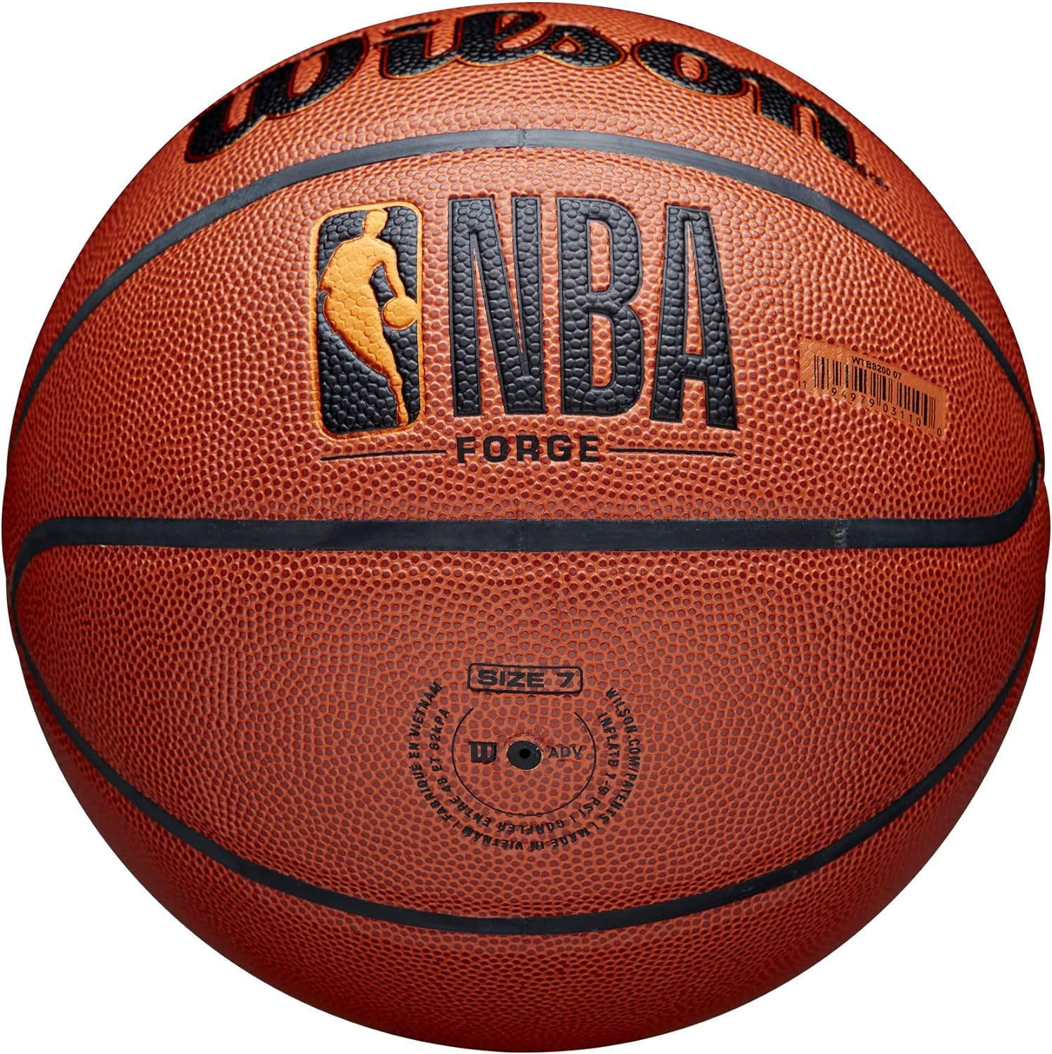 М'яч баскетбольний  WILSON NBA Forge Brown, розмір 7 - WTB8200ID07 WTB8200ID07