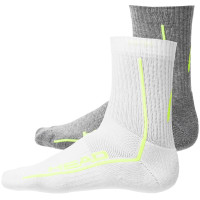 Шкарпетки Head ALL SPORTS PERFORMANCE SHORTCREW 2P сірий, білий Чол 39-42 701229021-004