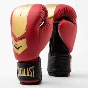 Рукавиці боксерські Everlast PROSPECT 2 BOXING GLOVE червоний, золотий Діт 8 унцій P00002974