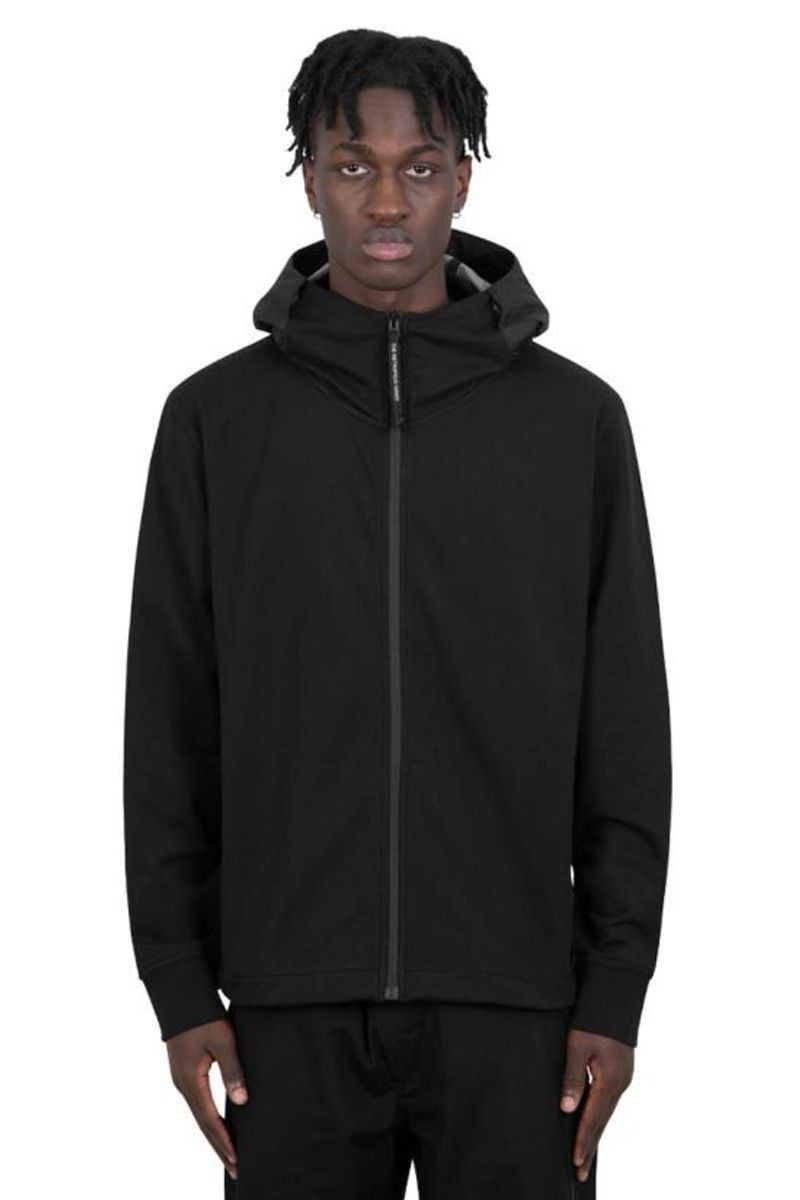 Кофта C.P Company Stretch Fleece Mixed Hooded Turbulence 16CLSS014A-006452M