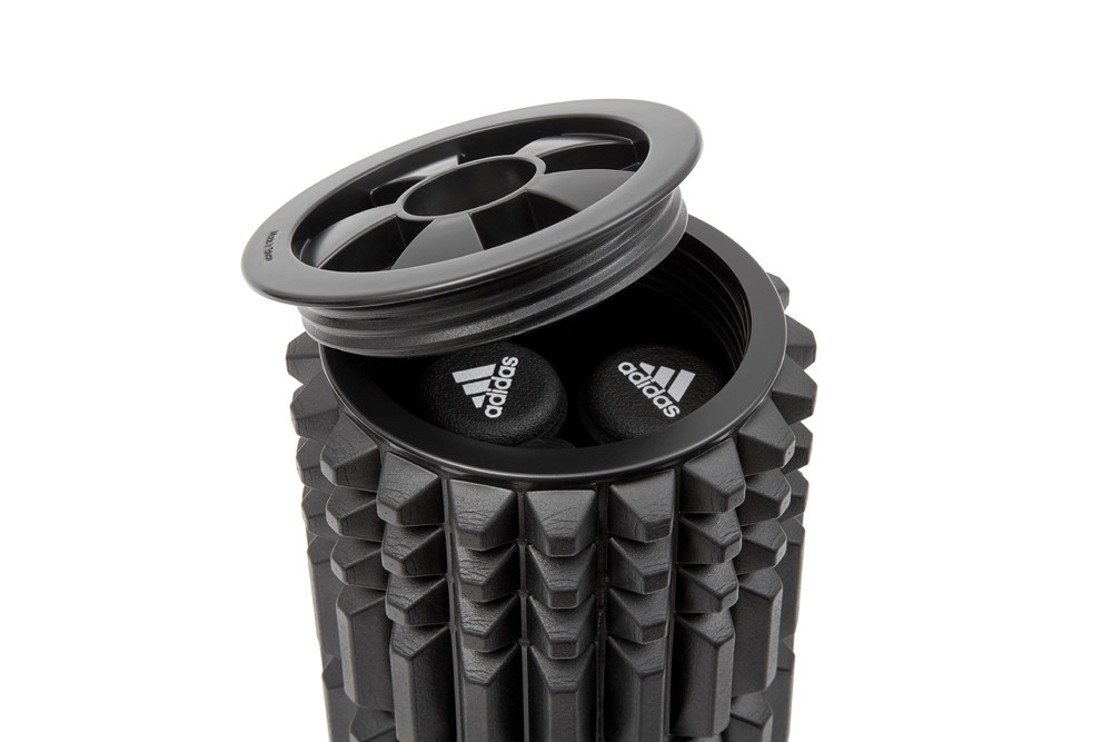 Ролик для фітнесу Adidas Foam Ab Roller чорний Уні 44 x 12,8 x 12,8 см ADAC-11405