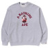 Кофта A BATHNIG APE Men's MAP CAMO COLLEGE RELAXED FIT CREWNECK SWEAT SHIRT 1L30113311